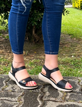 Sandalias Alpine - Negro