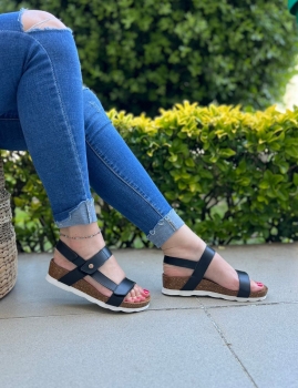 Sandalias Andreia - Negro