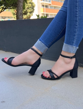 Sandalias Baby - Negro