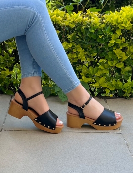 Sandalias Chass - Negro