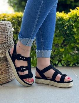 Sandalias Chilly - Negro