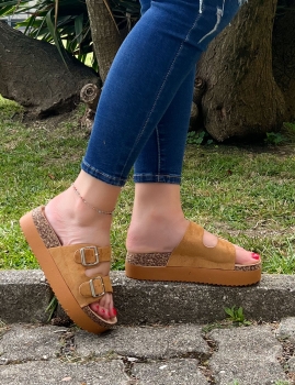 Sandalias Cordy- Camel