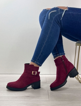 Botines Geminis - Bordo