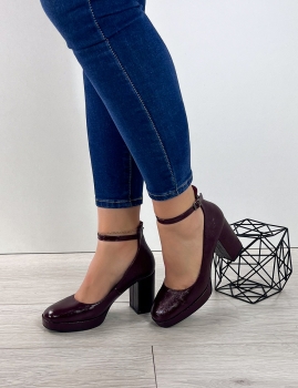 Zapatos Halia - Bordo